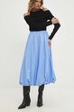 Answear Lab spódnica 67055.ims niebieski WZ24
