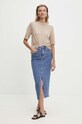 Answear Lab spódnica jeansowa rd8520.1.fos niebieski WZ24