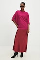 Sukňa Answear.LAB 4202.fos burgundské WZ24