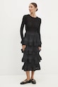 Sukně Answear.LAB A21829.hos černá WZ24
