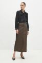Suknja Answear.LAB 23246nj.FKK smeđa WZ24