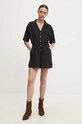 Answear Lab kombinezon bawełniany LPSW.620LENNON.ums czarny WZ24