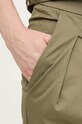 Answear Lab pantaloni de bumbac verde 31112.TWK