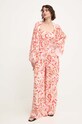 Answear Lab pantaloni 1296.TWK portocaliu WZ24