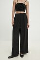 Одяг Штани Answear.LAB 1557.tms чорний