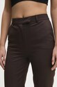 Answear Lab pantaloni W24W.LF.031253.tos. maro