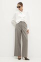 Answear Lab pantaloni 23317jp.FKK gri WZ24