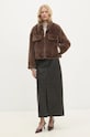Спідниця Answear.LAB 23246nj.fos коричневий WZ24