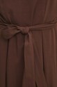 Answear Lab sukienka z lnem d855.ijs brązowy
