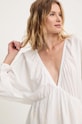 Answear Lab rochie din bumbac alb 95555.iw