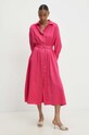 Bavlněné šaty Answear.LAB SNG19.TKK růžová WZ24