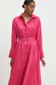 Bavlněné šaty Answear.LAB růžová SNG19.TKK