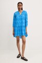 Answear Lab sukienka bawełniana SNG77.TMS niebieski WZ24