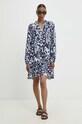 Answear Lab rochie FL.SNG.tms bleumarin