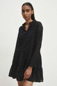 Answear.LAB sukienka bawełniana bawełna czarny 1151.TMS