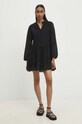 Answear.LAB sukienka bawełniana 1151.TMS czarny WZ24