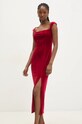 Велюрова сукня Answear.LAB 2542.tos червоний WZ24