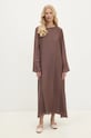 Answear.LAB sukienka brązowy d8784.ilk