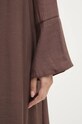 Answear.LAB sukienka d8784.ilk brązowy