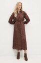 Платье Answear.LAB узор коричневый 3126.ilk
