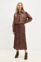 Платье Answear.LAB 3126.ilk коричневый WZ24
