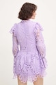 Odzież Answear Lab sukienka bawełniana 1629.IW fioletowy