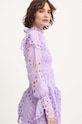 Answear Lab sukienka bawełniana fioletowy 1629.IW