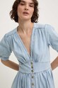 Answear Lab sukienka jeansowa niebieski C10439.HWK