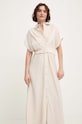Šaty Answear.LAB v0107.IKK béžová WZ24