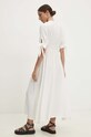 Ruházat Answear.LAB ruha 57138.wms fehér