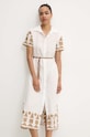 Answear Lab rochie din bumbac 2807.IKK alb WZ24