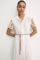 Answear Lab rochie din bumbac 2807.IKK alb