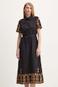 Bavlněné šaty Answear.LAB 2807.IKK černá WZ24