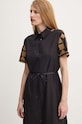 Bavlněné šaty Answear.LAB černá 2807.IKK