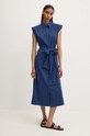 Šaty Answear.LAB 2854.ikk námořnická modř WZ24