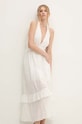 Answear Lab rochie din bumbac alb r118.IKK