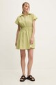 Bavlnené šaty Answear.LAB 4636.IKK zelená WZ24
