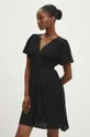Бавовняна сукня Answear Lab 4211.fh чорний WZ24