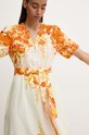 Answear Lab sukienka bawełniana v3413.1fh pomarańczowy
