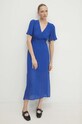 Одяг Льняна сукня Answear Lab mj29019.fms блакитний
