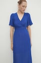 Λινό φόρεμα Answear.LAB μπλε mj29019.fms