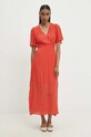 Ρούχα Λινό φόρεμα Answear.LAB mj29020.fms πορτοκαλί
