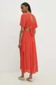 Льняное платье Answear Lab оранжевый mj29020.fms