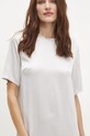 Answear.LAB sukienka 83499.ims srebrny