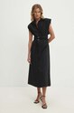 Answear Lab rochie din bumbac 57237.ims negru WZ24