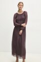 Answear Lab sukienka d663265330.ims bordowy WW25