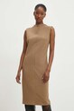 Answear.LAB sukienka ab2205.ims beżowy WZ24