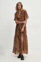 Answear Lab sukienka 62335.754p.flk brązowy WZ24