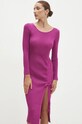Answear Lab vestito DZ93315.hms violetto WZ24