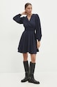 Šaty Answear.LAB 23337lr.FKK námořnická modř WZ24